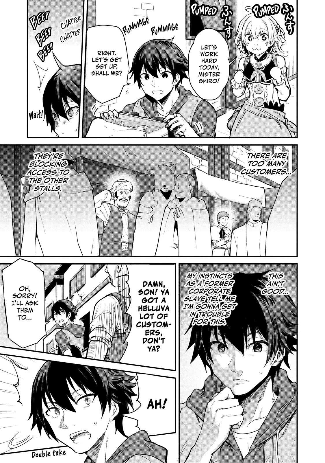 Peddler in Another World - I Can Go Back to My World Whenever I Want Chapter 4 page 5 - 