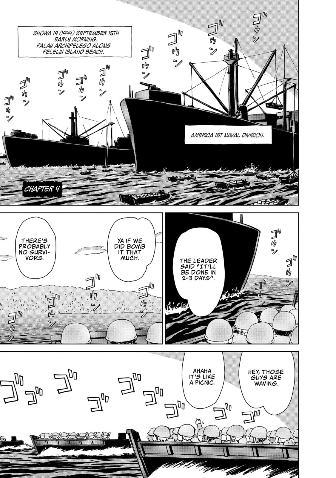 Peleliu: Guernica of Paradise Chapter 4 page 1 - 