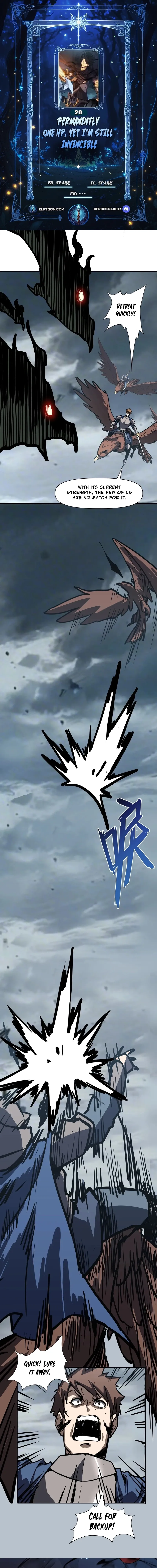 Permanently One HP, Yet I’m Still Invincible Chapter 20 page 1 - 