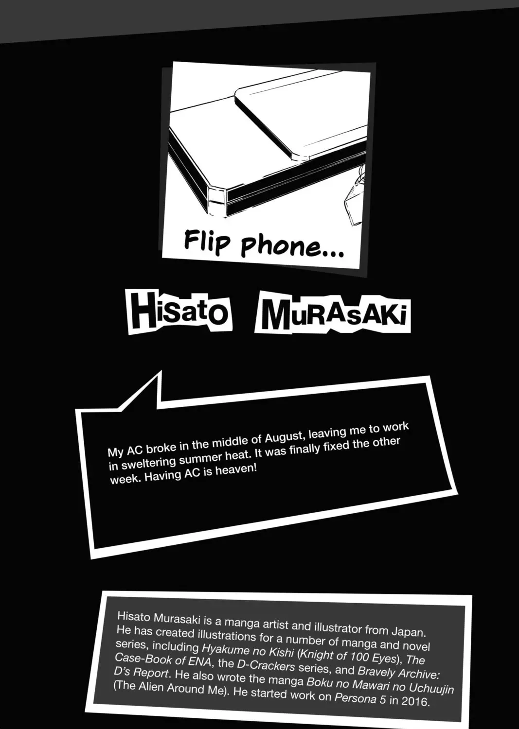 Persona 5 Chapter 0.5 page 3 - 