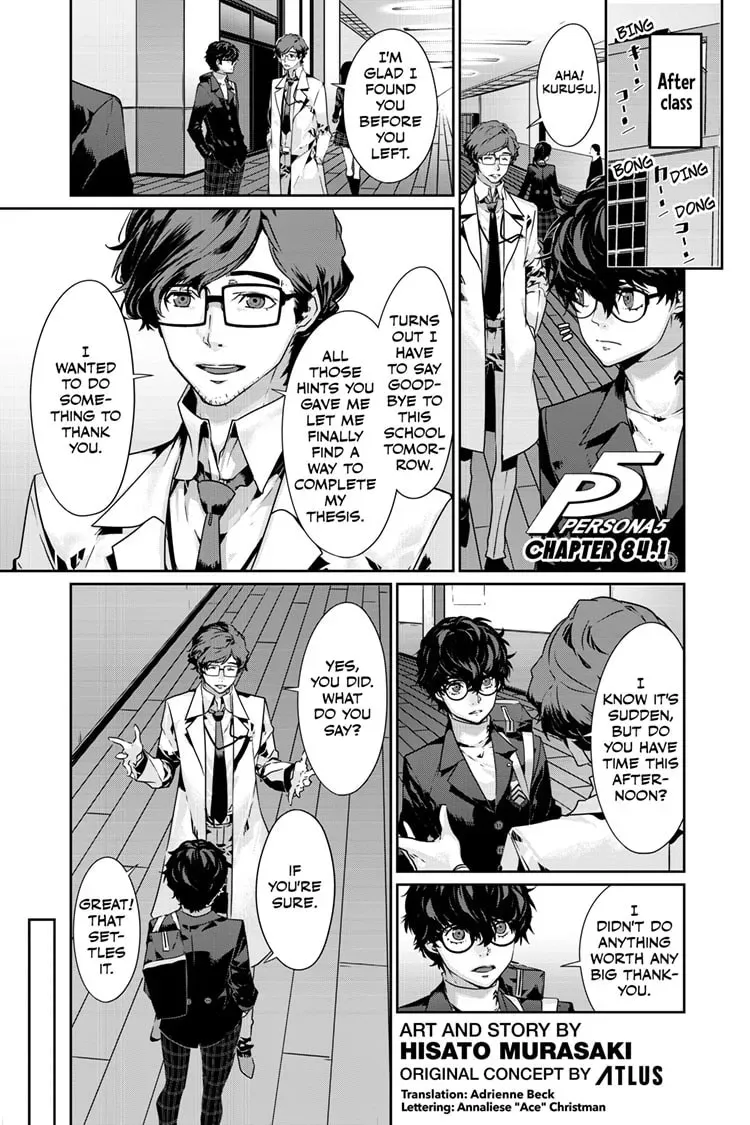 Persona 5 Chapter 0.8 page 1 - 