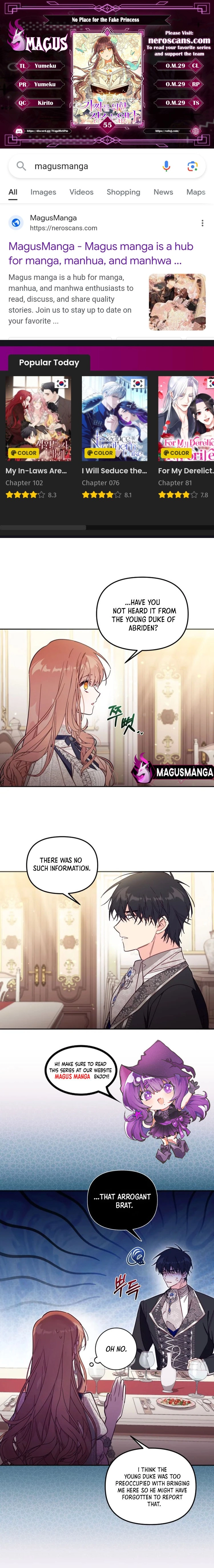 Philomel the Fake Chapter 56 page 1 - 
