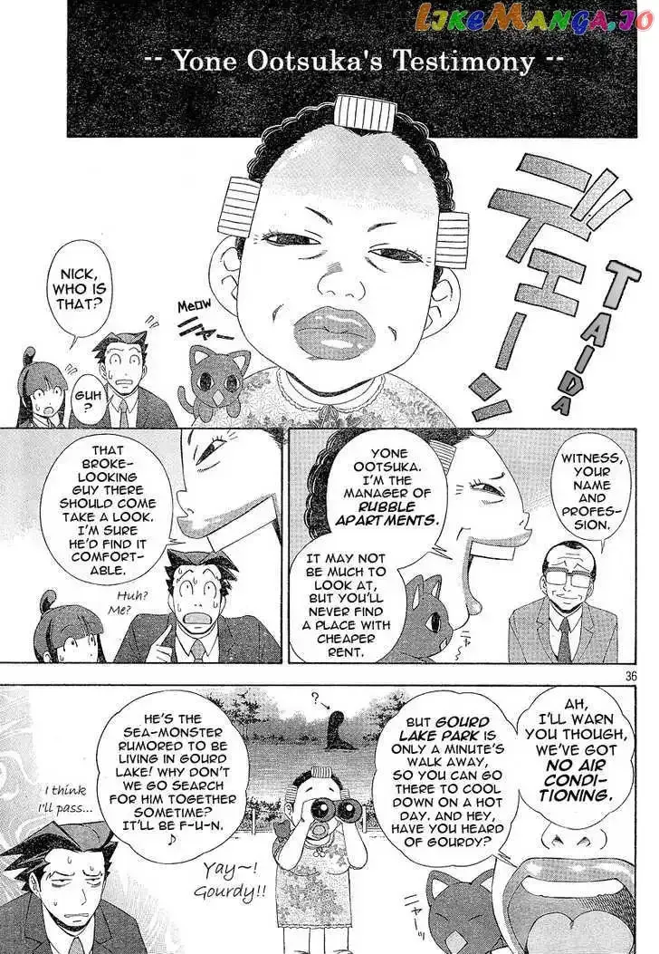 Phoenix Wright: Ace Attorney Chapter 1 page 36 - 