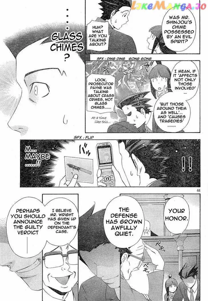 Phoenix Wright: Ace Attorney Chapter 1 page 44 - 