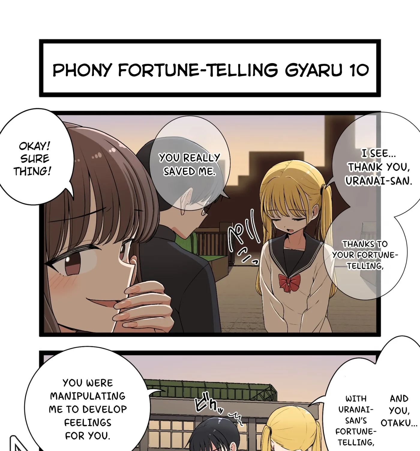 Phony Fortune-Telling Gyaru Chapter 10 page 1 - 