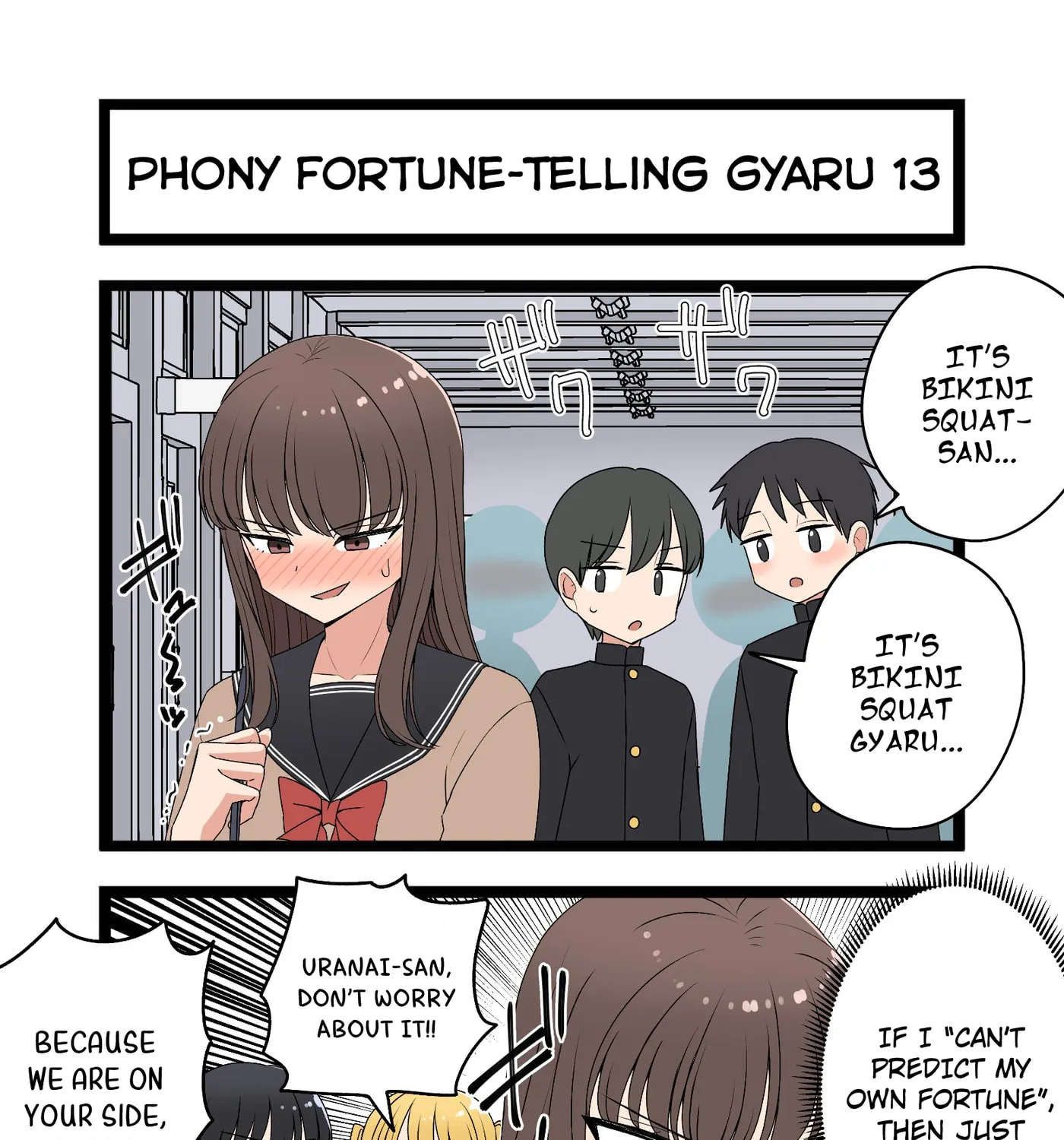 Phony Fortune-Telling Gyaru Chapter 13 page 1 - 