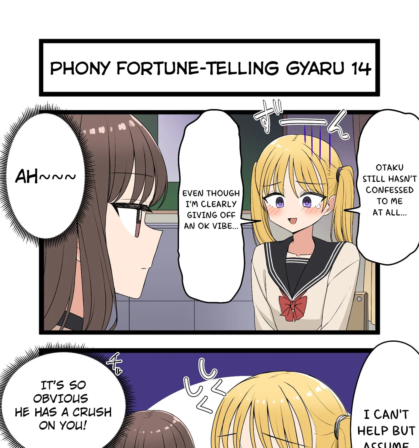 Phony Fortune-Telling Gyaru Chapter 14 page 1 - 