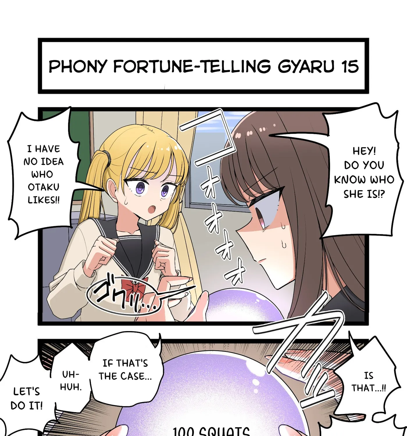 Phony Fortune-Telling Gyaru Chapter 15 page 1 - 