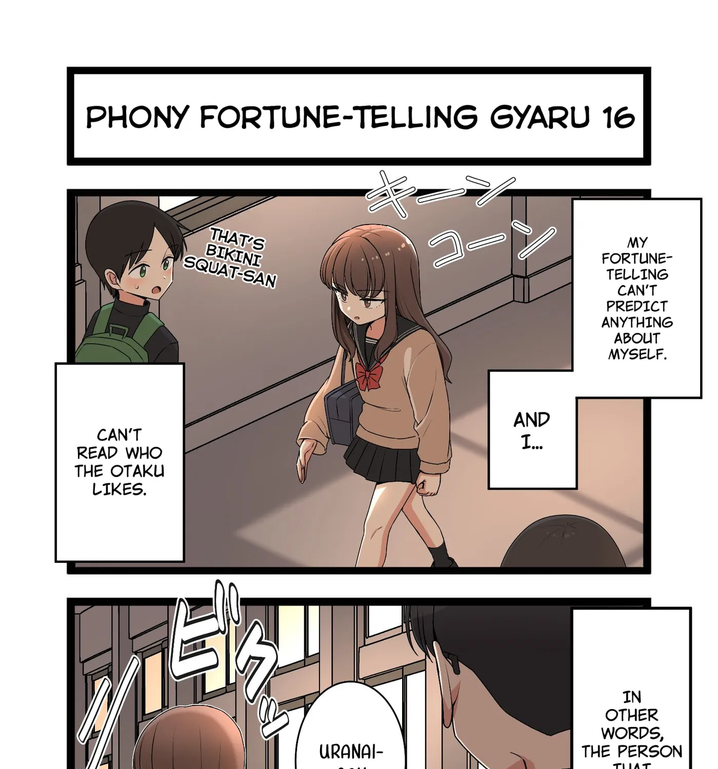 Phony Fortune-Telling Gyaru Chapter 16 page 1 - 