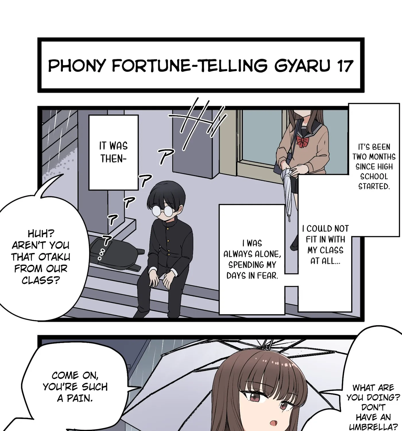 Phony Fortune-Telling Gyaru Chapter 17 page 1 - 