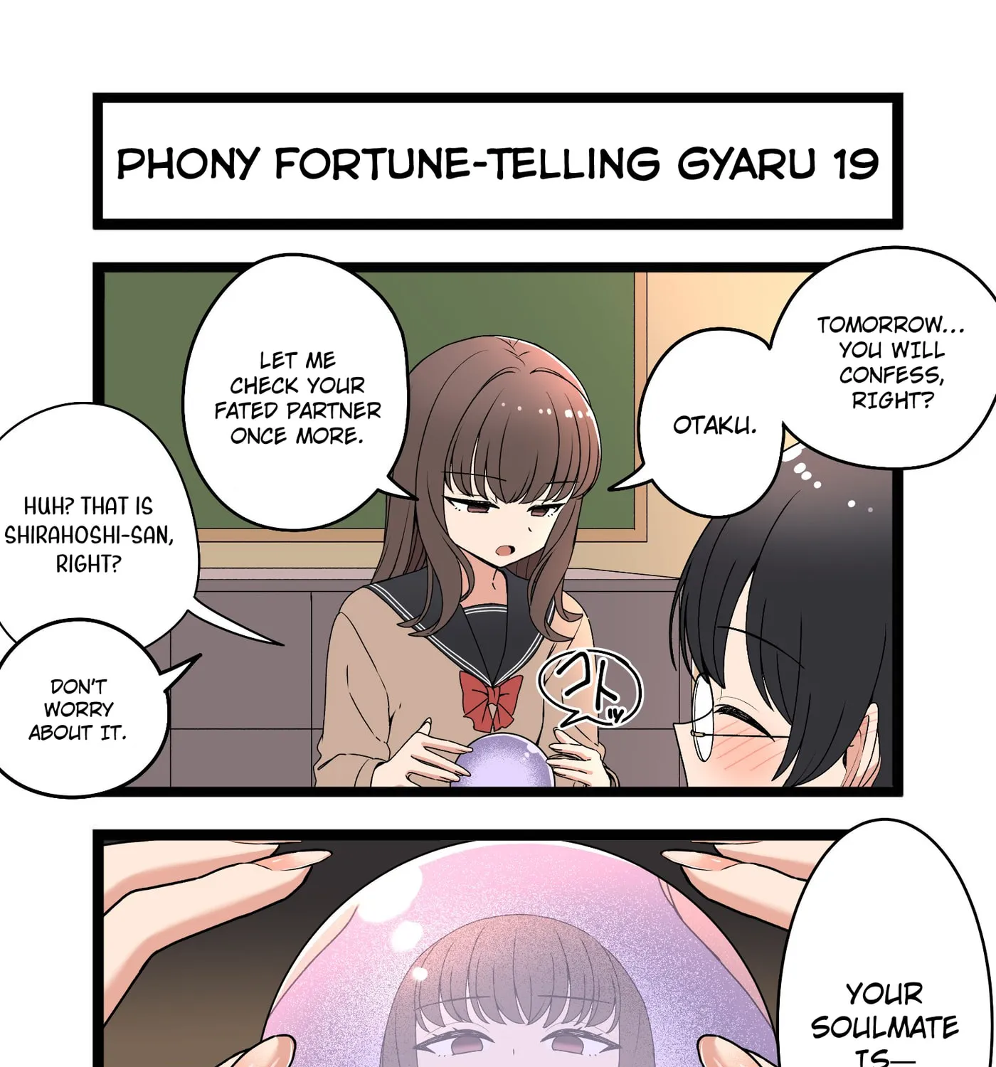 Phony Fortune-Telling Gyaru Chapter 19 page 1 - 