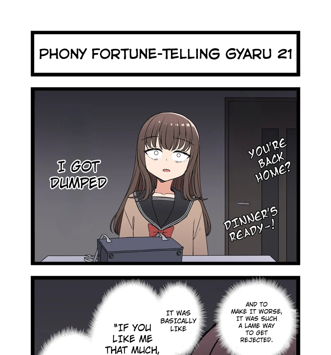 Phony Fortune-Telling Gyaru Chapter 21 page 1 - 