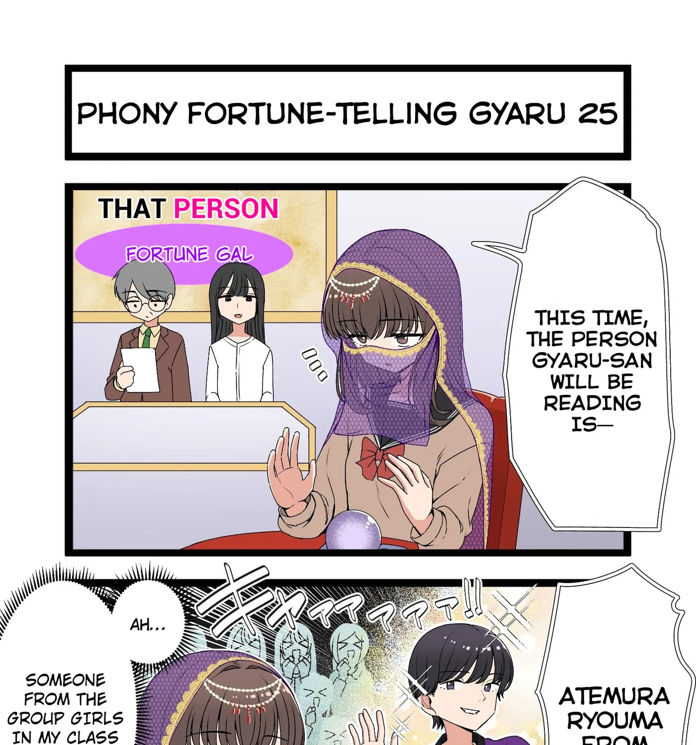 Phony Fortune-Telling Gyaru Chapter 25 page 1 - 