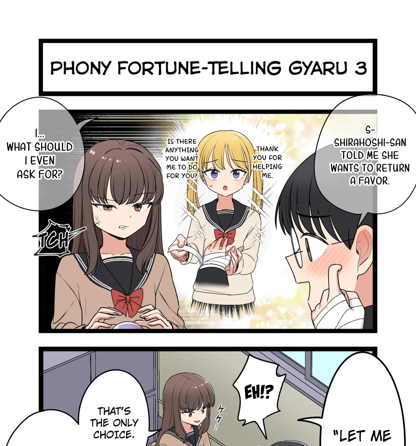Phony Fortune-Telling Gyaru Chapter 3 page 1 - 