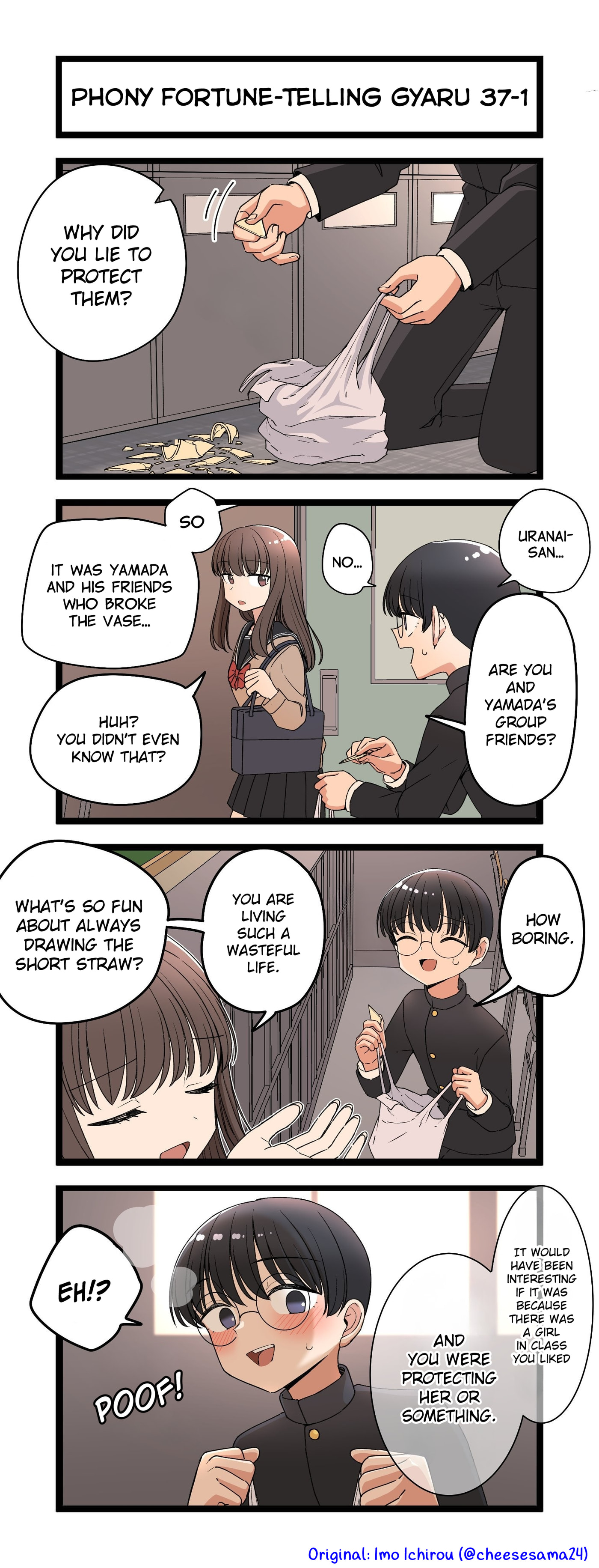 Phony Fortune-Telling Gyaru Chapter 37 page 1 - 