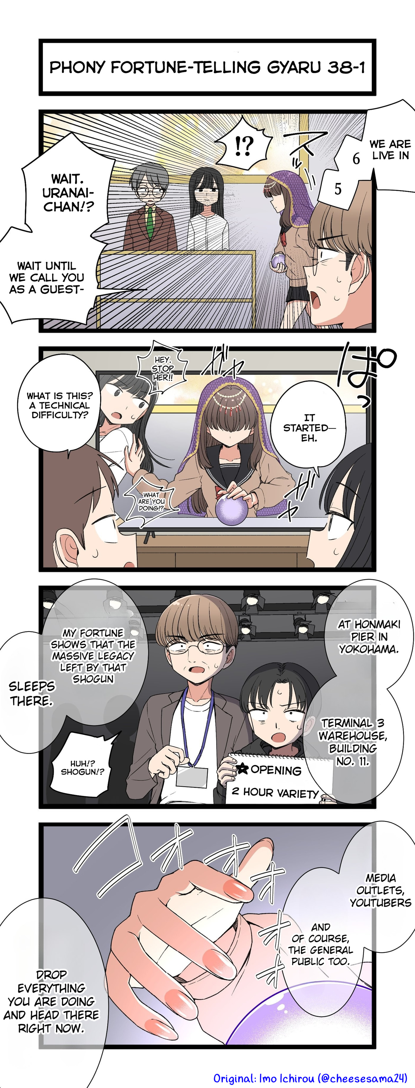 Phony Fortune-Telling Gyaru Chapter 38 page 1 - 