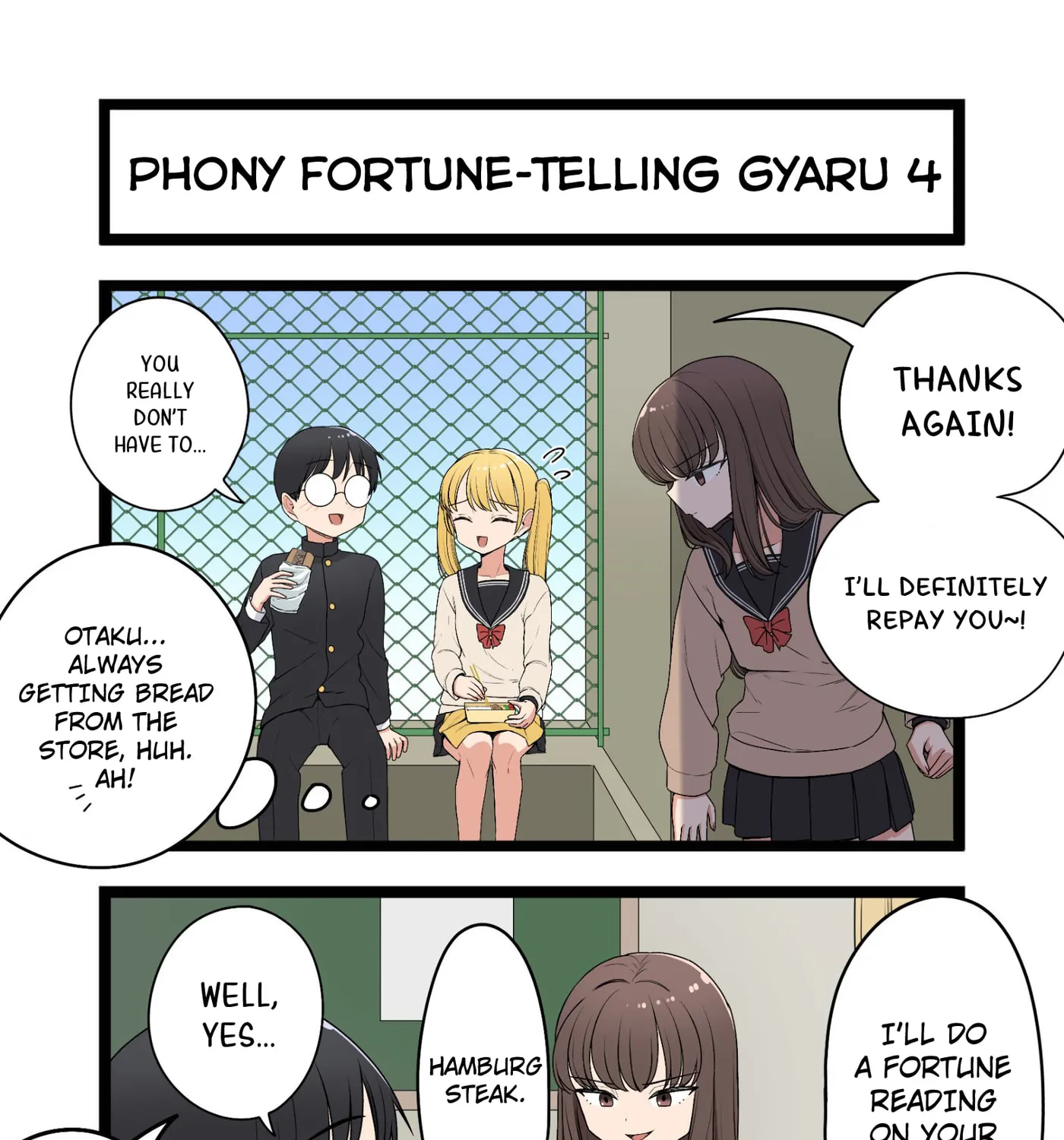 Phony Fortune-Telling Gyaru Chapter 4 page 1 - 