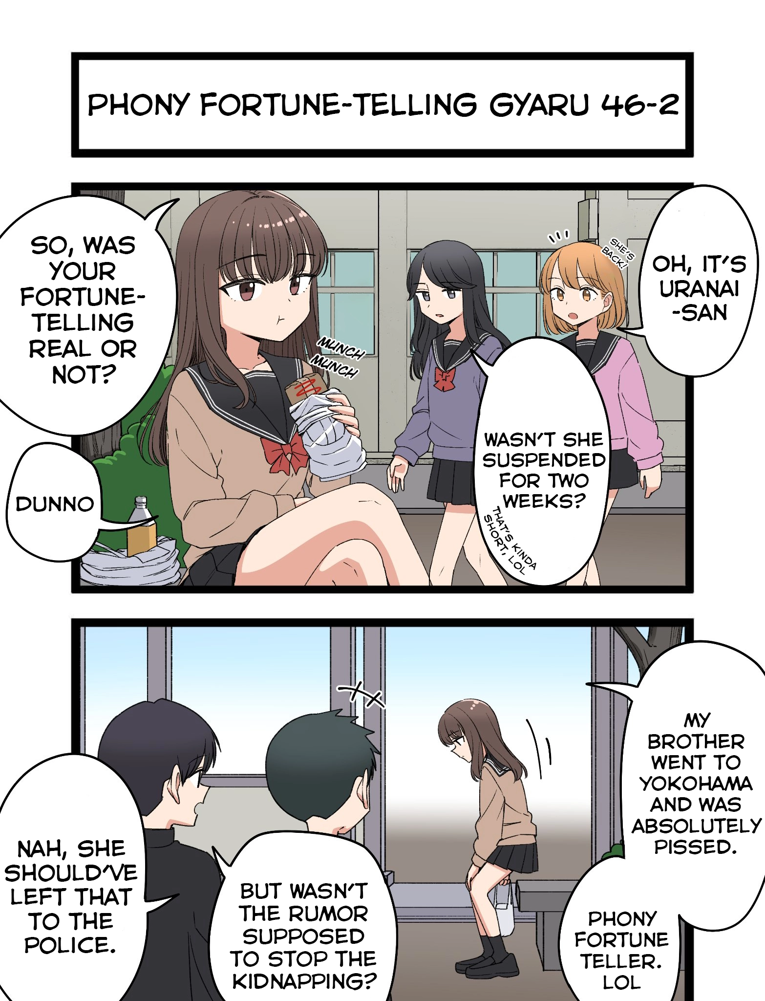 Phony Fortune-Telling Gyaru Chapter 46 page 3 - 
