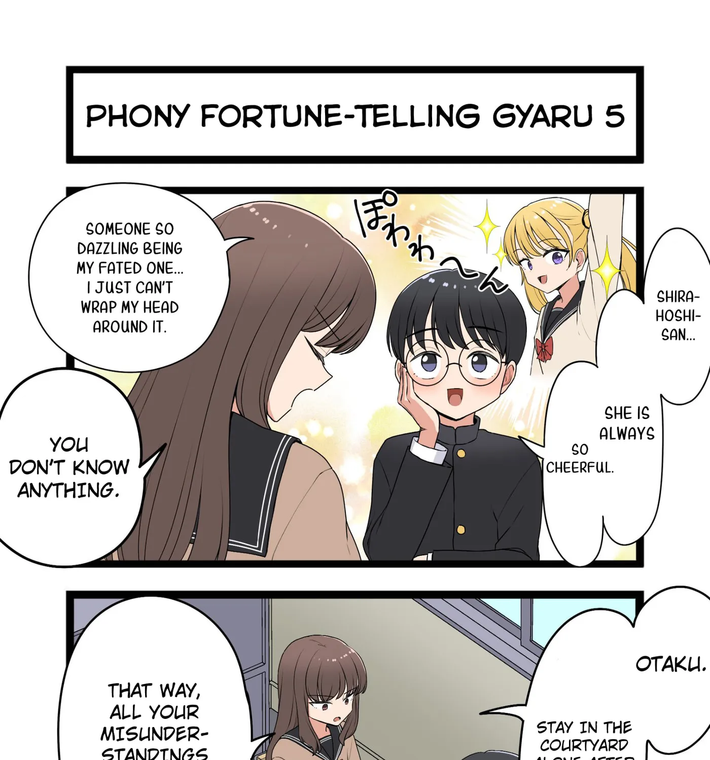 Phony Fortune-Telling Gyaru Chapter 5 page 1 - 
