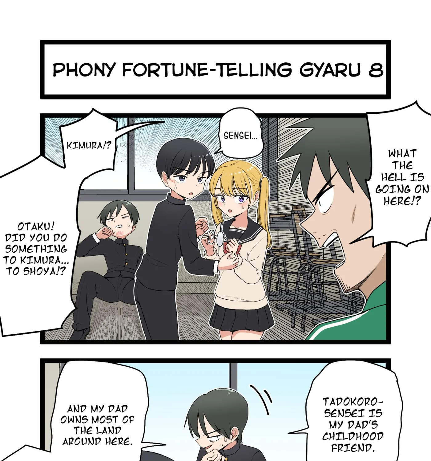 Phony Fortune-Telling Gyaru Chapter 8 page 1 - 