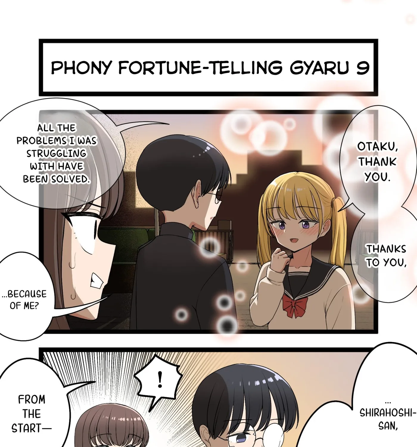 Phony Fortune-Telling Gyaru Chapter 9 page 1 - 