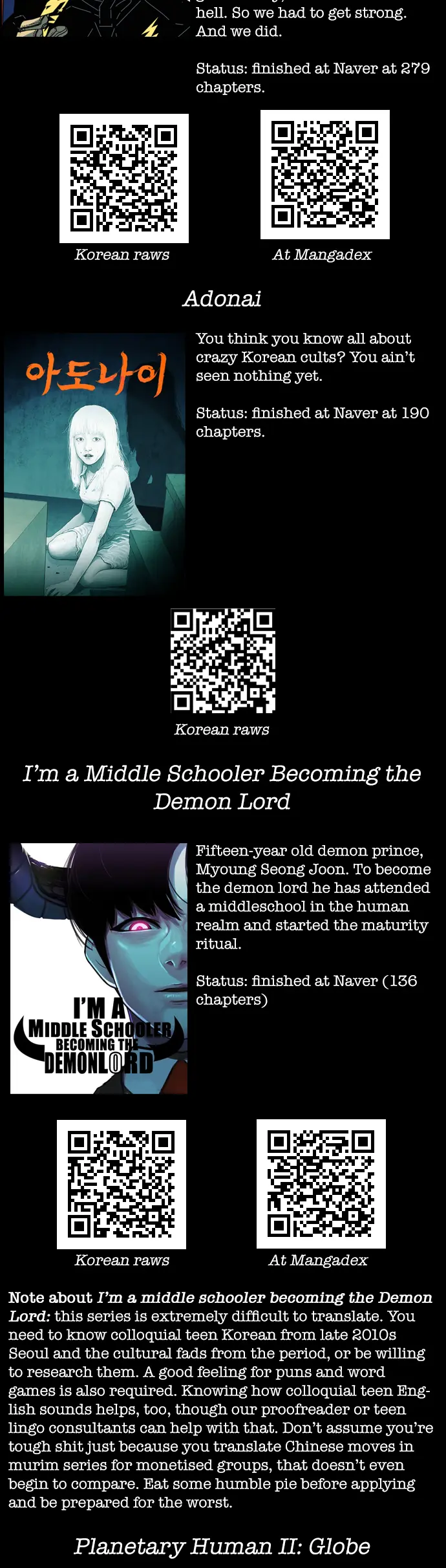 Planetary Human Ii: Globe Chapter 14 page 55 - 