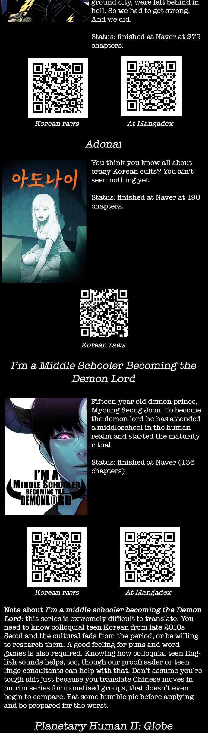 Planetary Human Ii: Globe Chapter 19 page 45 - 
