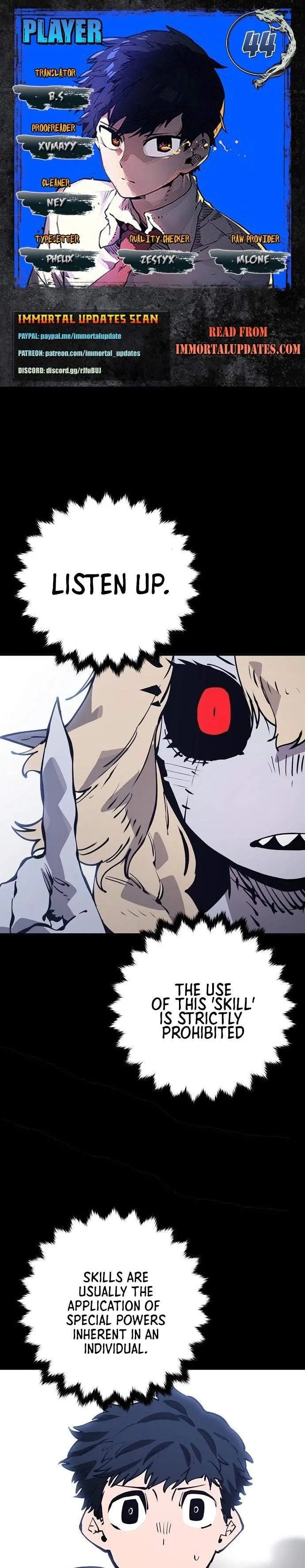 Player Super Justice Chapter 44 page 1 - 