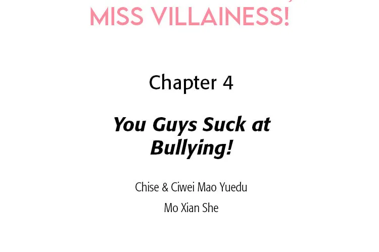 Please Bully Me, Miss Villainess! (Colored) Chapter 4 page 2 - 