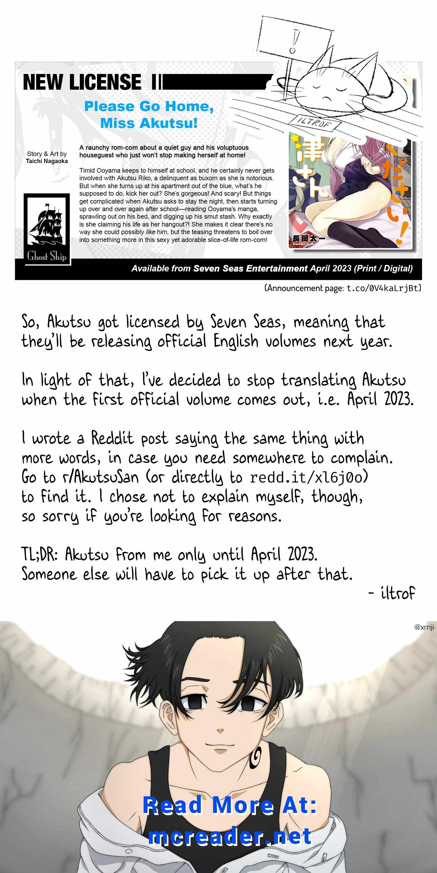 Please Go Home, Akutsu-San! Chapter 120 page 7 - 