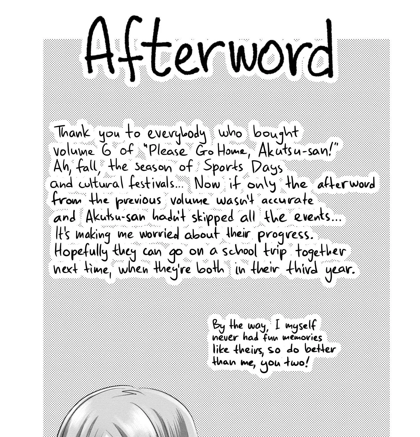 Please Go Home, Akutsu-San! Chapter 124.3 page 1 - 