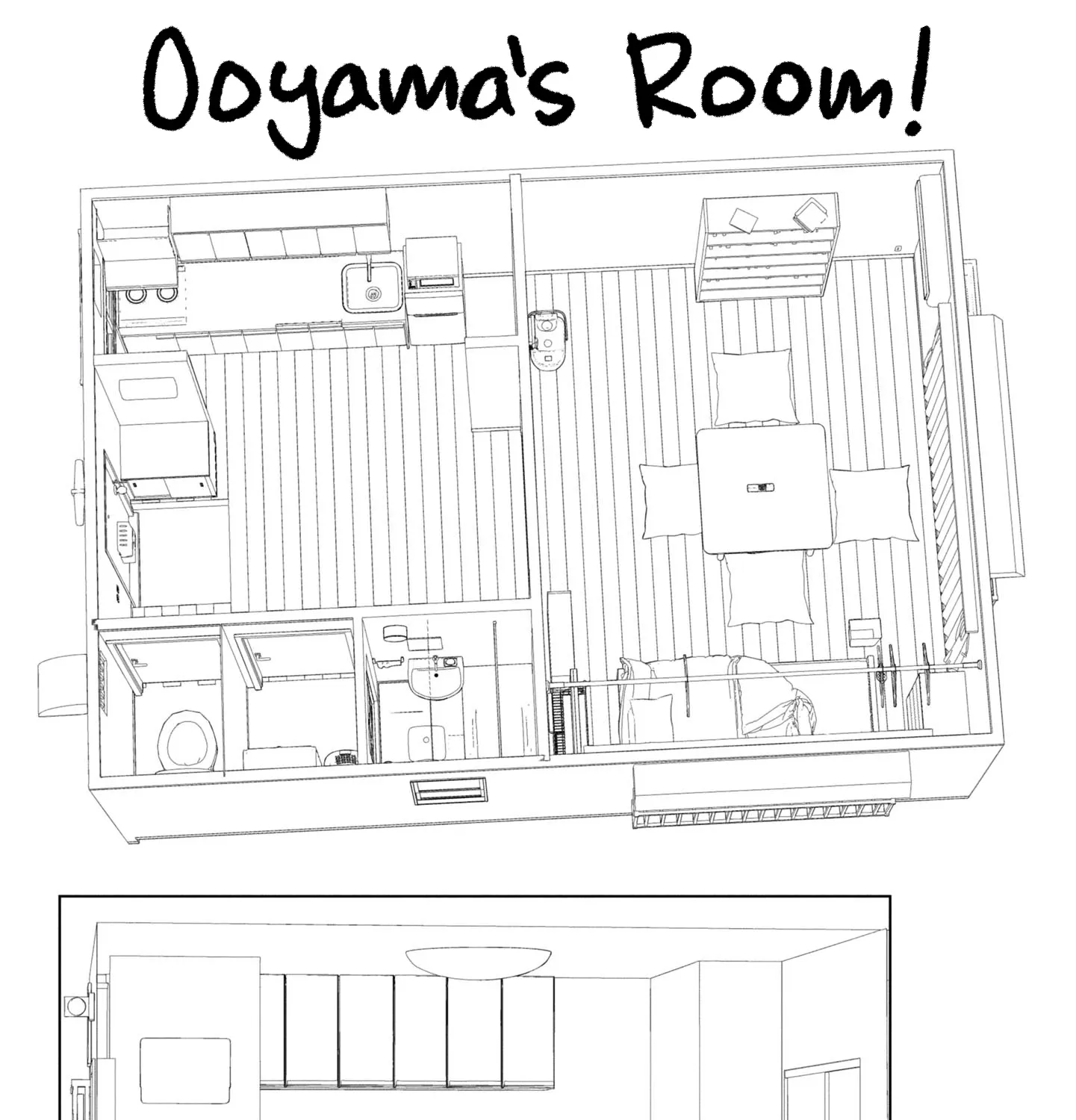 Please Go Home, Akutsu-San! Chapter 124.3 page 3 - 