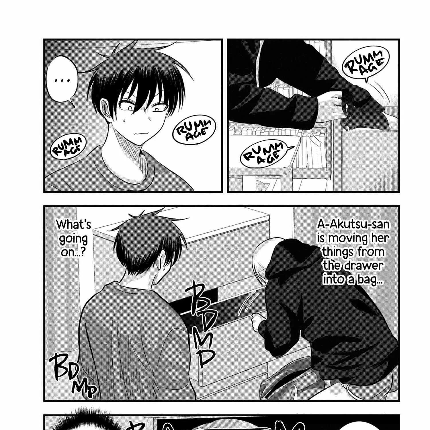 Please Go Home, Akutsu-San! Chapter 124.5 page 1 - 
