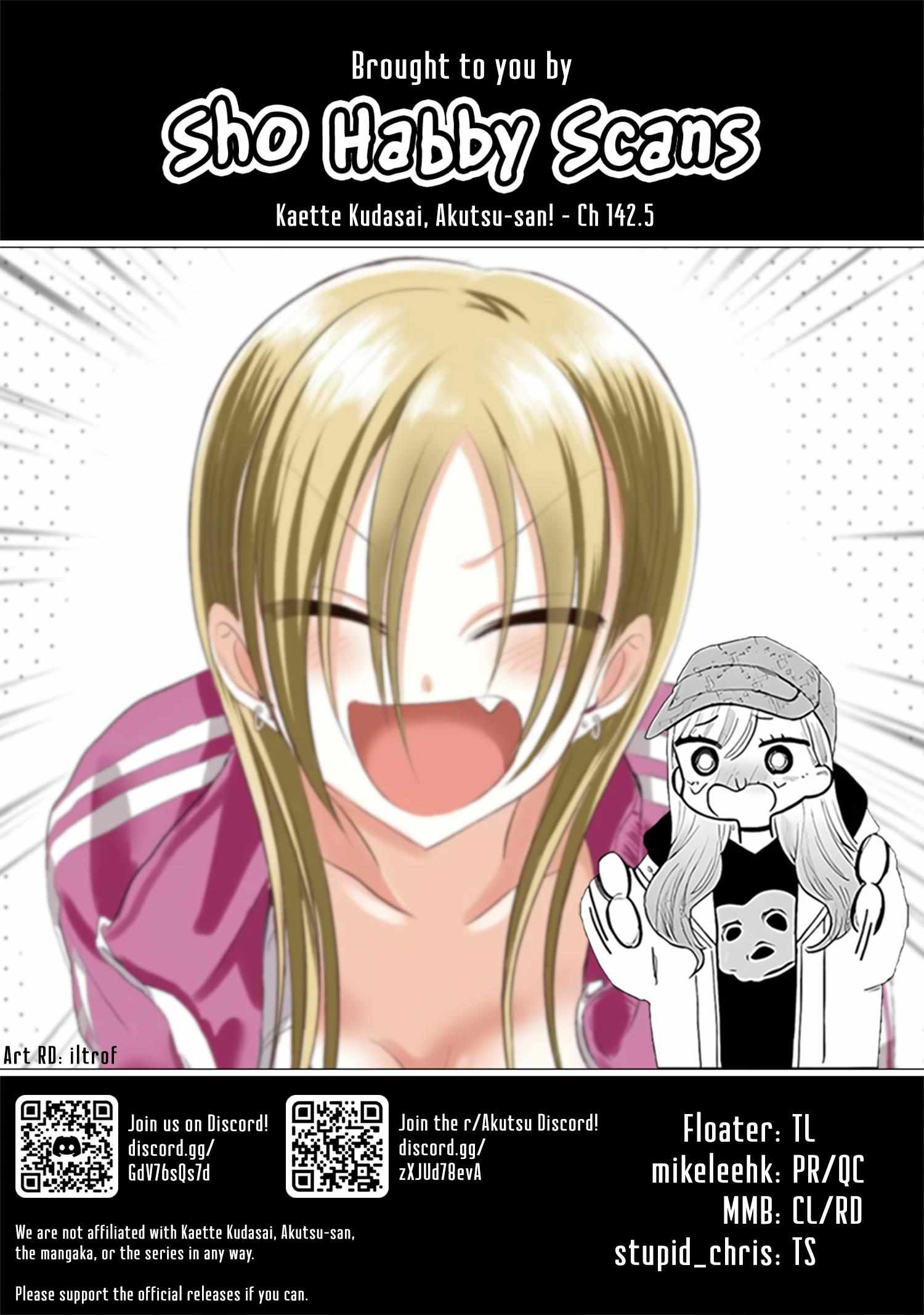 Please Go Home, Akutsu-San! Chapter 142.5 page 4 - 