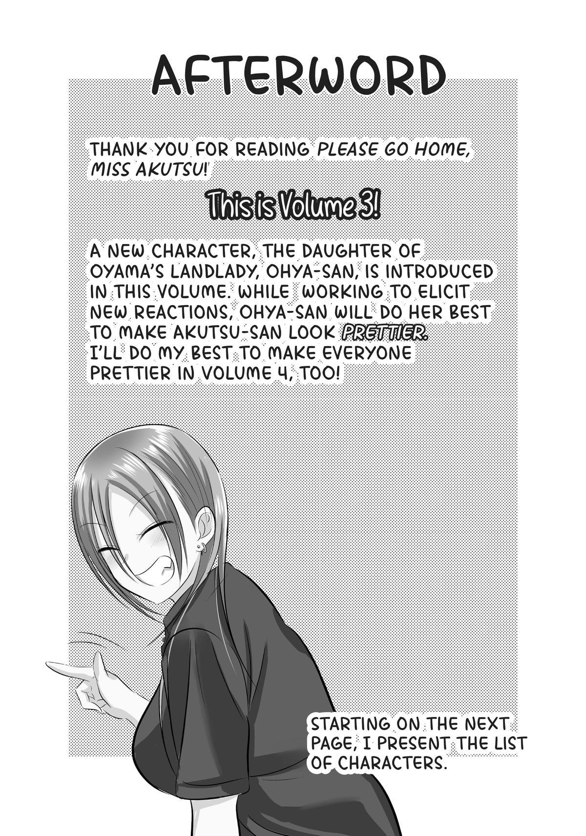 Please Go Home, Akutsu-San! Chapter 145.1 page 9 - 