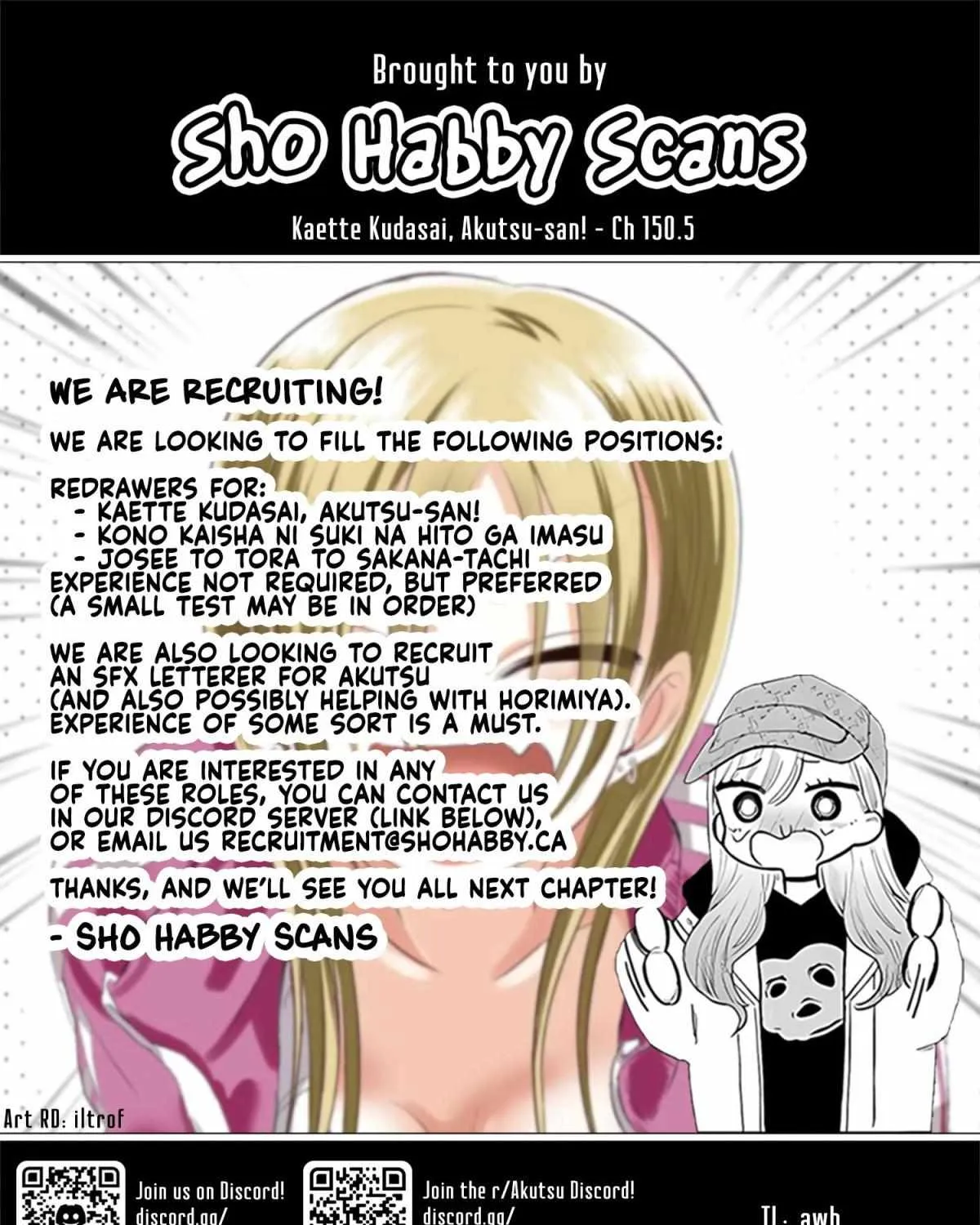 Please Go Home, Akutsu-San! Chapter 150.5 page 7 - 