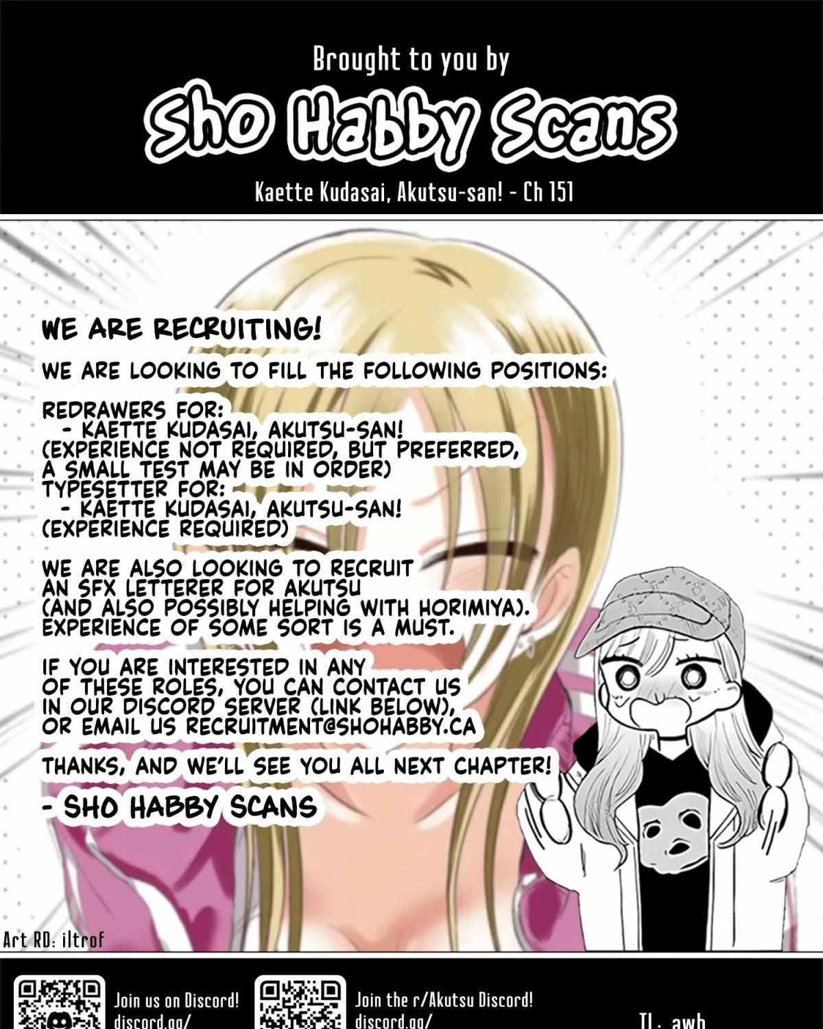 Please Go Home, Akutsu-San! Chapter 151 page 18 - 
