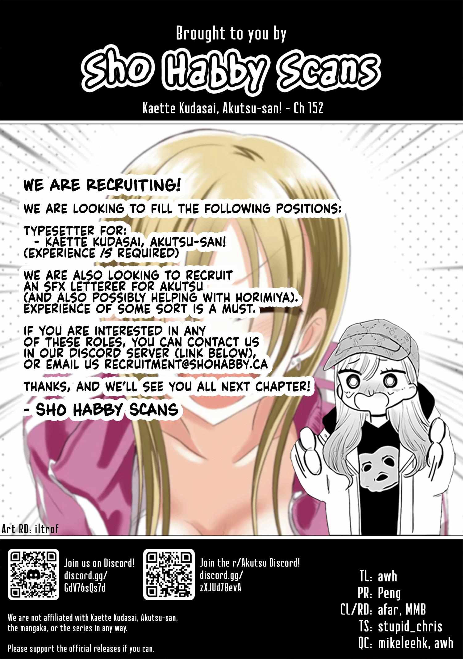 Please Go Home, Akutsu-San! Chapter 152 page 7 - 