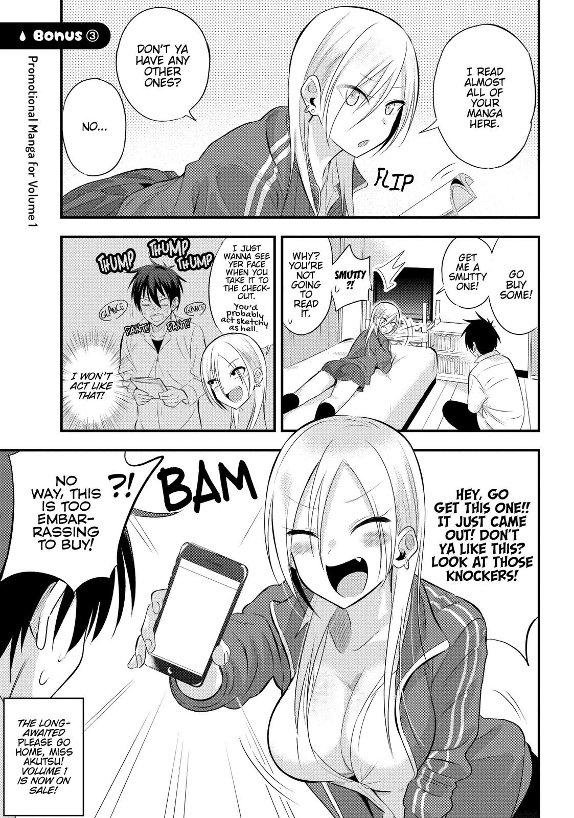 Please Go Home, Akutsu-San! Chapter 166.1 page 11 - 