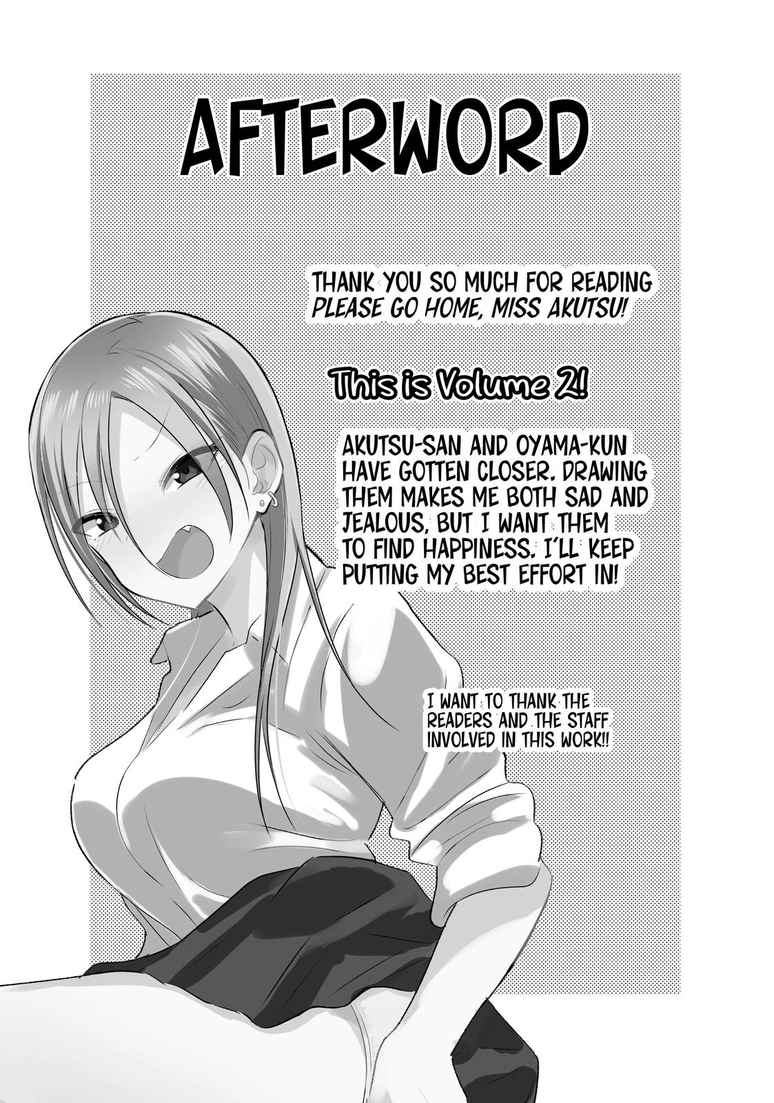 Please Go Home, Akutsu-San! Chapter 166.1 page 18 - 