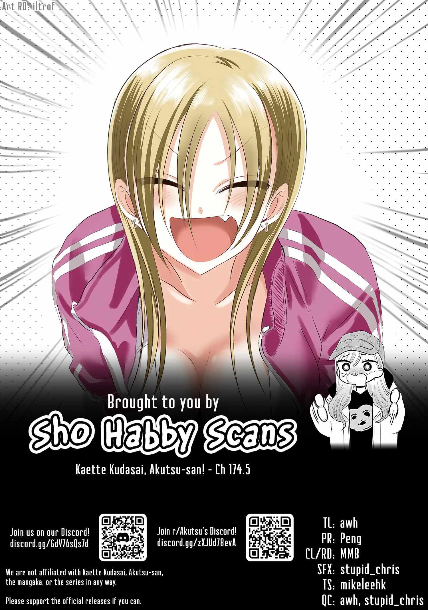 Please Go Home, Akutsu-San! Chapter 174.3 page 4 - 