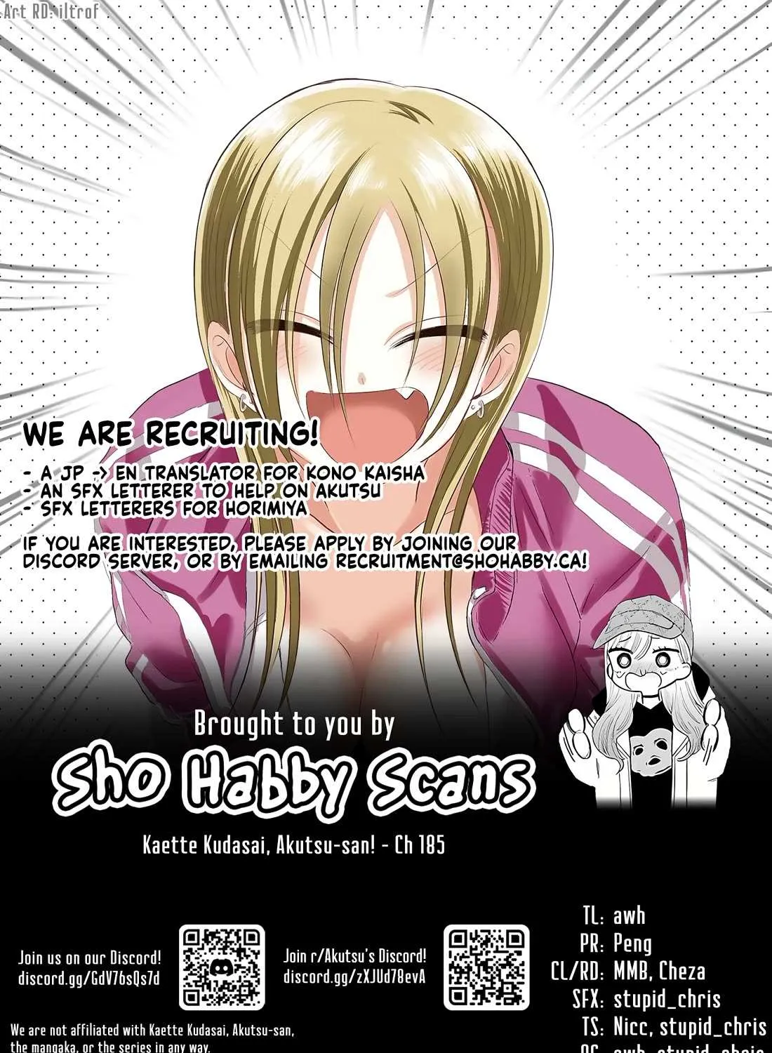 Please Go Home, Akutsu-San! Chapter 185 page 22 - 