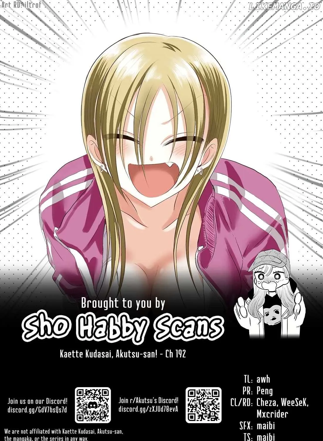Please Go Home, Akutsu-San! Chapter 192 page 21 - 