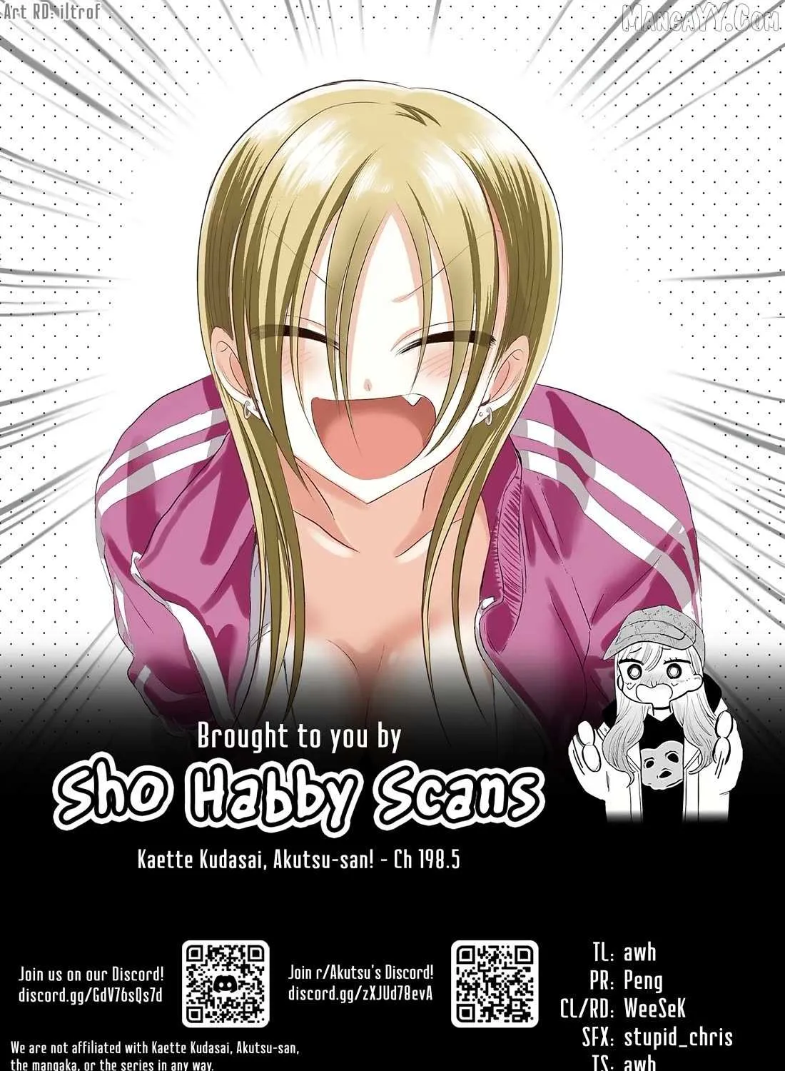 Please Go Home, Akutsu-San! Chapter 198.5 page 10 - 