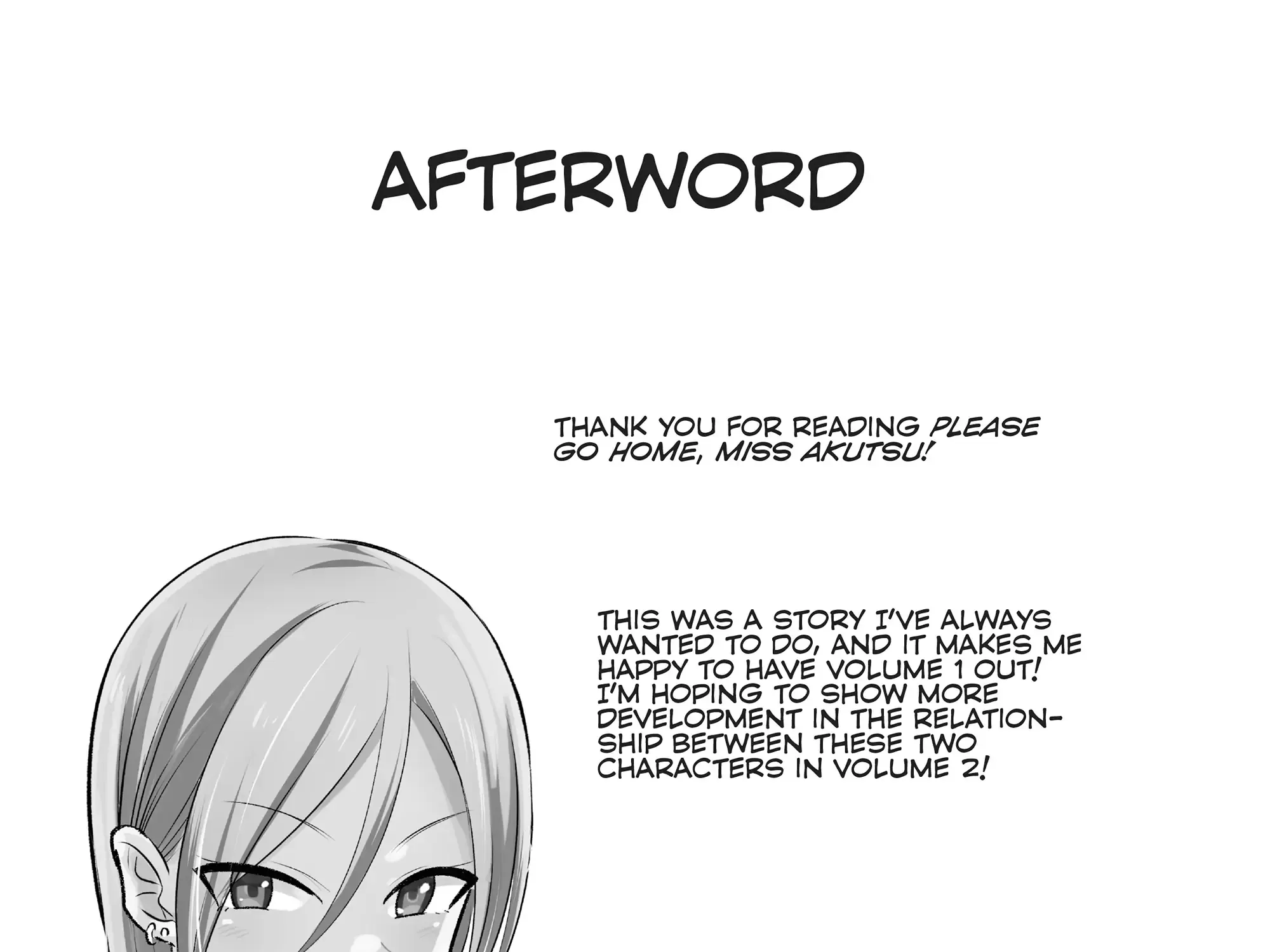 Please Go Home, Akutsu-San! Chapter 27.5 page 2 - 