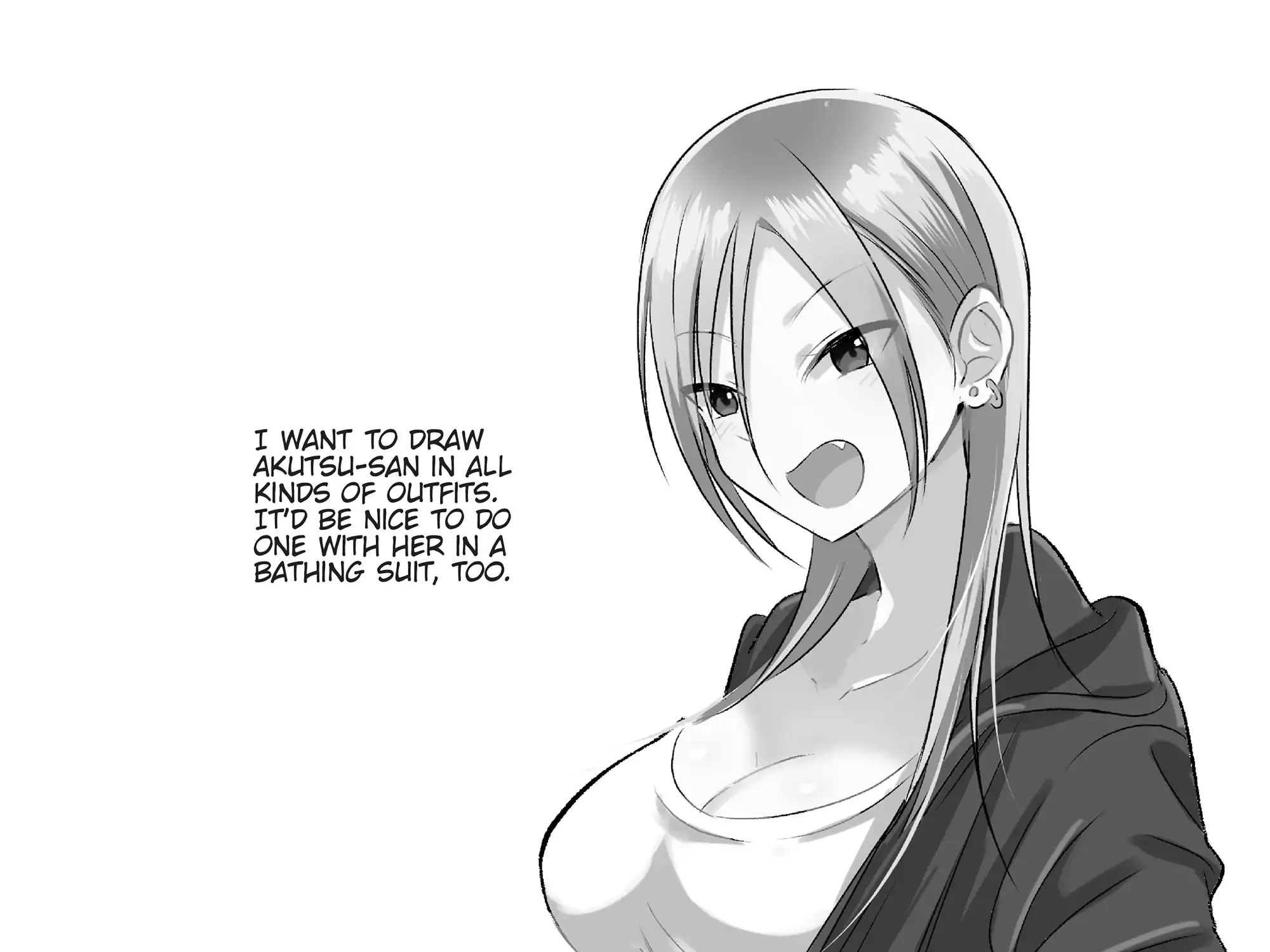 Please Go Home, Akutsu-San! Chapter 27.5 page 8 - 