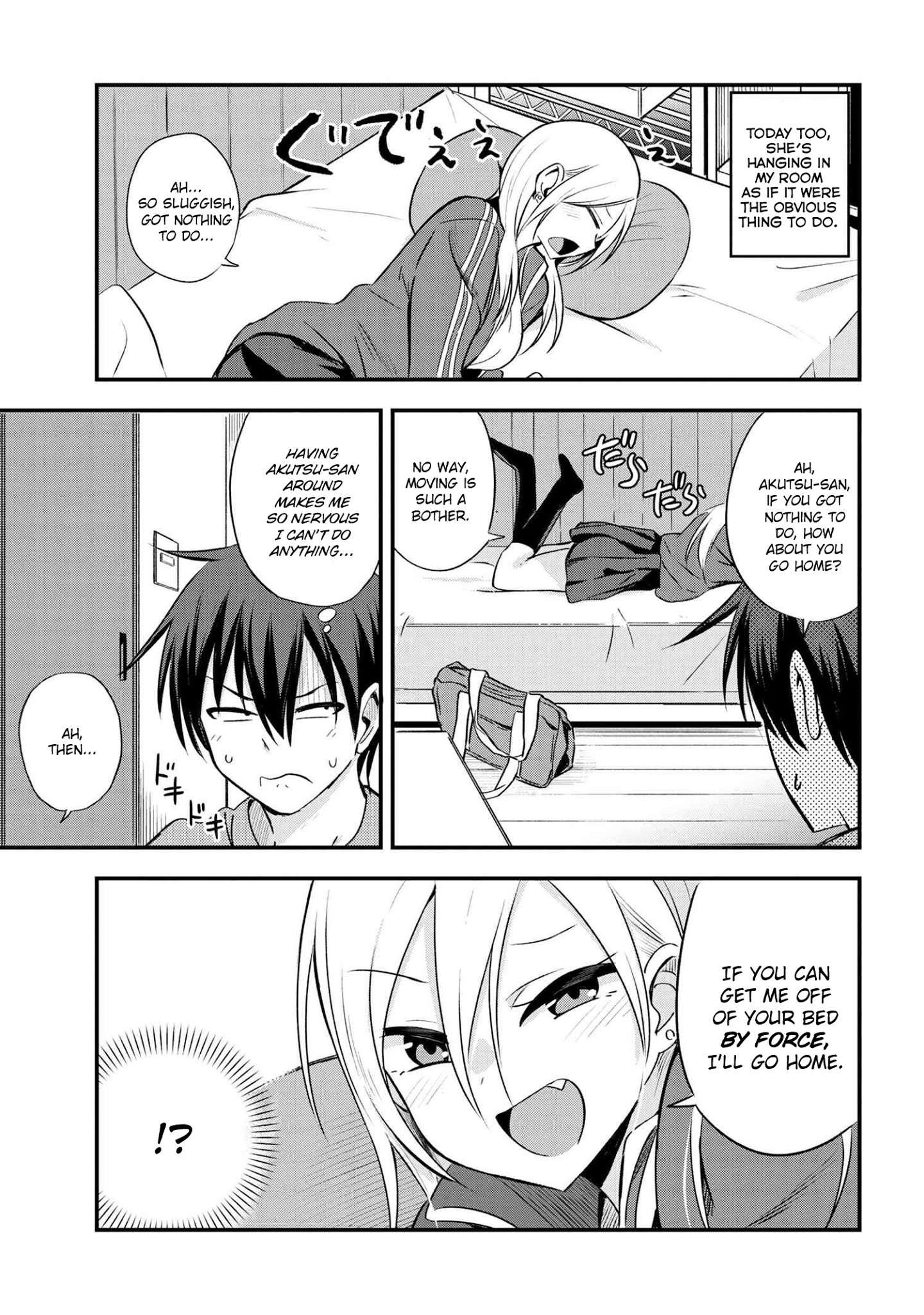 Please Go Home, Akutsu-San! Chapter 3 page 1 - 