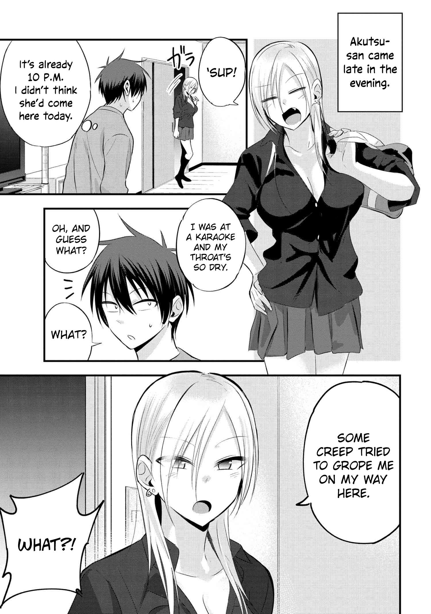 Please Go Home, Akutsu-San! Chapter 40 page 1 - 