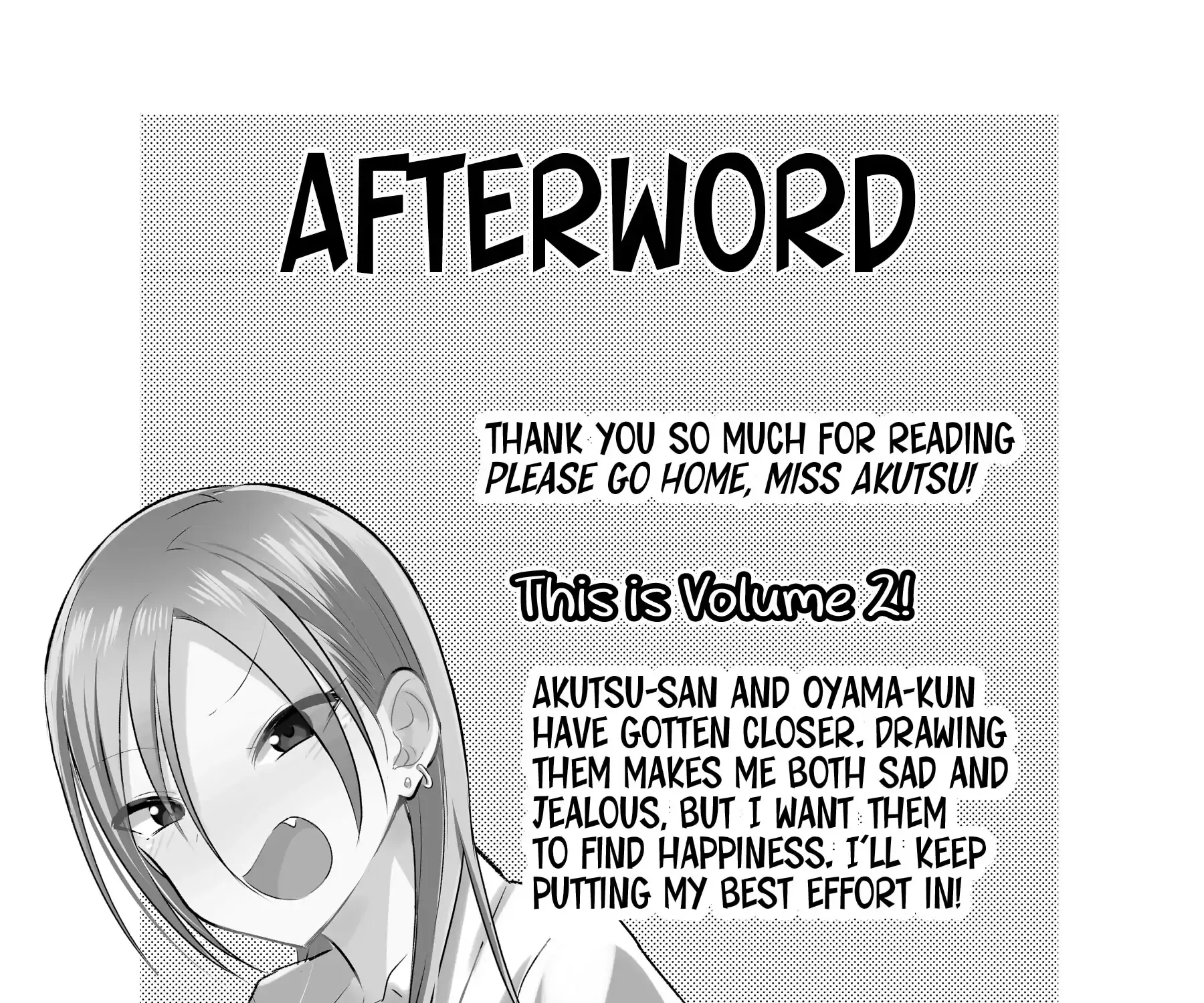 Please Go Home, Akutsu-San! Chapter 49.4 page 11 - 