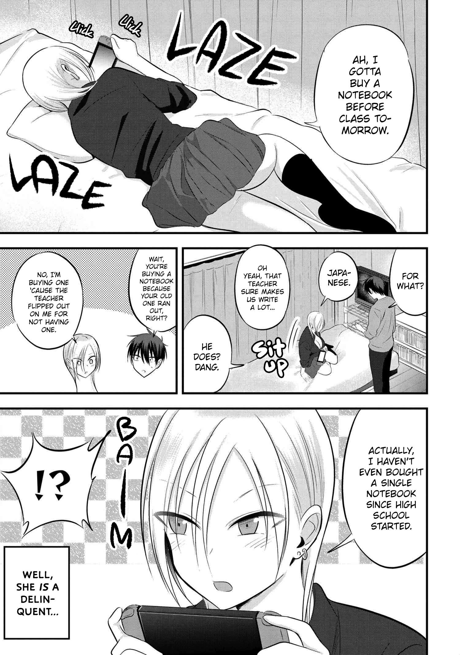 Please Go Home, Akutsu-San! Chapter 58 page 1 - 